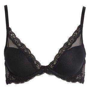 Natori Feathers Underwire Contour Bra in Black